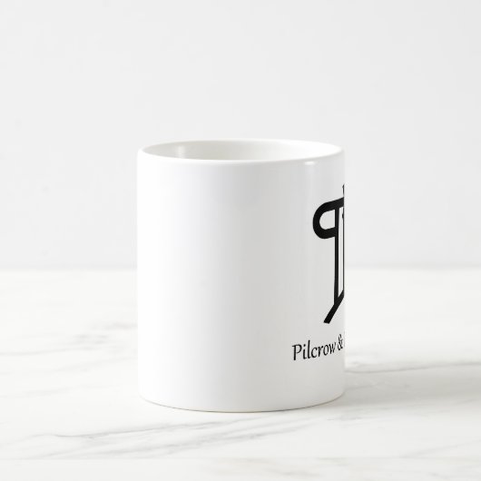 Pilcrow u. Dolch-Kaffee-Tasse Kaffeetasse (Mittel)