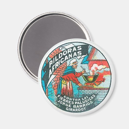 Pildoras Africanas Magnet (Vorderseite/Rückseite)