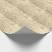 Pile der alten Vintagen Manuskripte Geschenkpapier (Ecke)