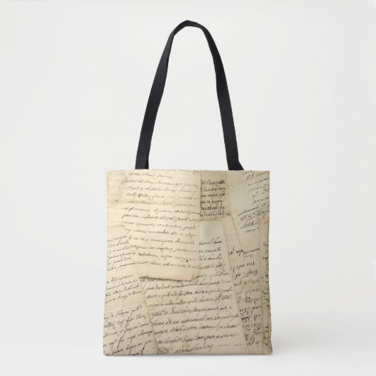 Pile der alten Vintagen Manuskripte Tasche (Vorderseite)