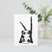 Pile der Pandas-Karte Postkarte (Stehend Vorderseite)