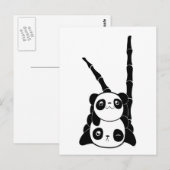 Pile der Pandas-Karte Postkarte (Vorne/Hinten)