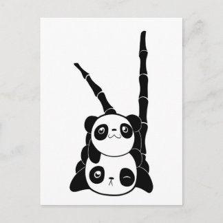 Pile der Pandas-Karte Postkarte