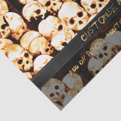 Pile-O-Skulls (gealtert) Seidenpapier (Ausschnitt)