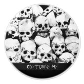 Pile-O-Skulls Keramikknauf (Vorderseite)