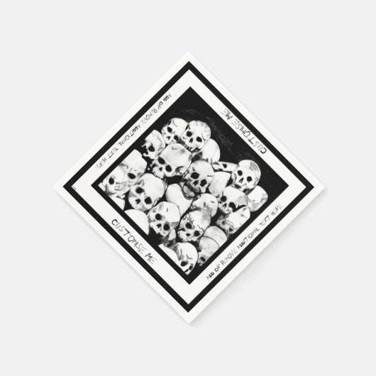 Pile-O-Skulls Serviette (Ecke)