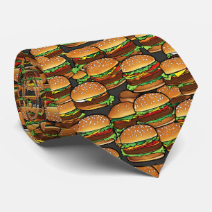 Pile of Hamburgers Neck Tie Krawatte