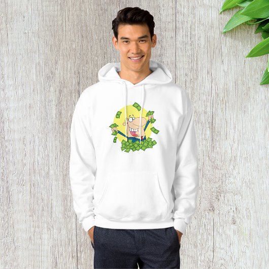 Pile of Money Mens Hoodie