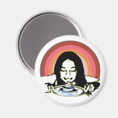 Pile of Pancakes Magnet (Vorderseite/Rückseite)