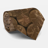 Pile of Pennies Necktie Krawatte (Gerollt)