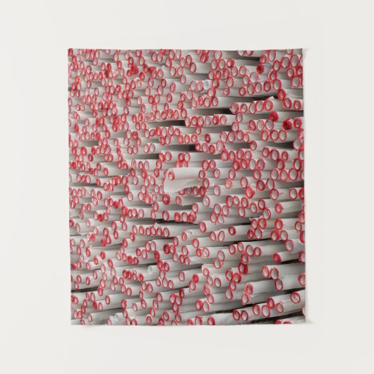 Pile of rolled papers wandteppich (Vorderseite)