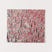 Pile of rolled papers wandteppich (Vorderseite (Horizontal))