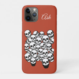 Pile Skulls Burnt Amber Hintergrundname Case-Mate iPhone Hülle