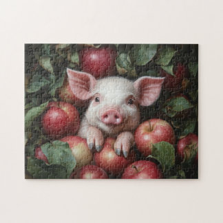 Pile von Äpfeln Puzzle