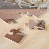 Pile von frischem Mozzarella-Käse. Puzzle (Seite)