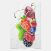 Pile von frischen Beeren Geschirrtuch (Vertikal)
