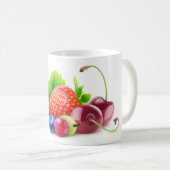 Pile von frischen Beeren Kaffeetasse (VorderseiteRechts)