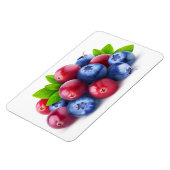 Pile von frischen Beeren Magnet (Linke Seite)