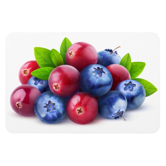 Pile von frischen Beeren Magnet (Horizontal)