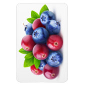 Pile von frischen Beeren Magnet (Vertikal)