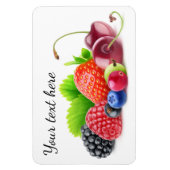 Pile von frischen Beeren Magnet (Vertikal)