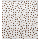 Pile von Poo emoji lächelnd kacke Duschvorhang (Vorderseite)