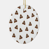 Pile von Poo emoji lächelnd kacke Keramik Ornament (Rechts)