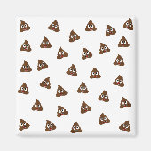 Pile von Poo emoji lächelnd kacke Magnet (Vorne)