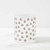 Pile von Poo emoji lächelnd kacke Mattglastasse (Mittel)