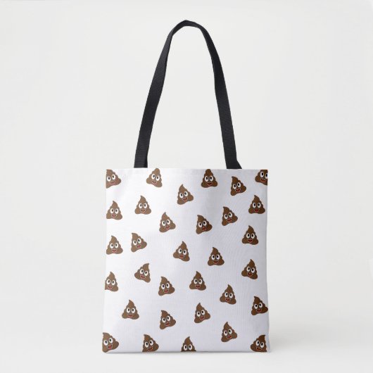 Pile von Poo emoji lächelnd kacke Tasche (Vorderseite)