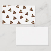 Pile von Poo emoji lächelnd kacke Visitenkarte (Vorne/Hinten)