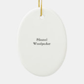 Pileated Specht, John Audubon Keramikornament (Hinten)