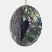 Pileated Specht Keramikornament (Rechts)