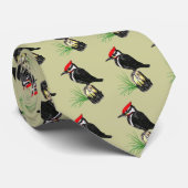 Pileated Specht-Krawatte Krawatte (Gerollt)