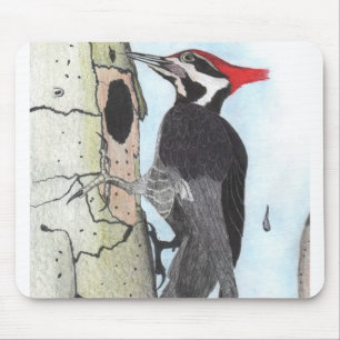 Pileated Specht-Mausunterlage Mousepad