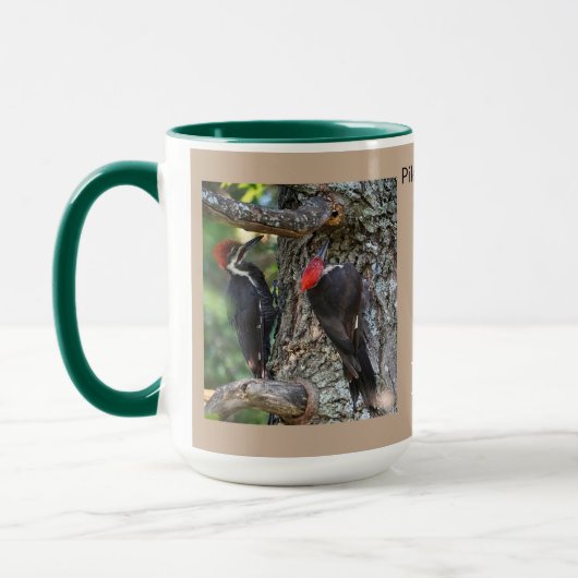 Pileated Spechte Tasse (Links)
