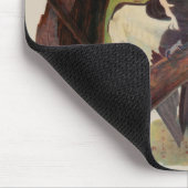 Pileated Woodpecker Audubon Bird Wildlife Painting Mousepad (Ecke)