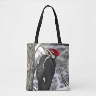 Pileated Woodpecker Bird Tote Bag Tasche