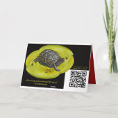 Pileated Woodpecker Frohe Weihnachtsartikel Feiertagskarte (Rückseite)