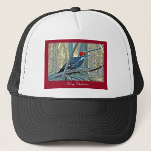 Pileated Woodpecker Frohe Weihnachtsartikel Truckerkappe