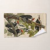 Pileated Woodpecker from Audubon Birds of America Badhandtuch Set (Handtuch)