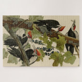 Pileated Woodpecker from Audubon Birds of America Puzzle (Horizontal)
