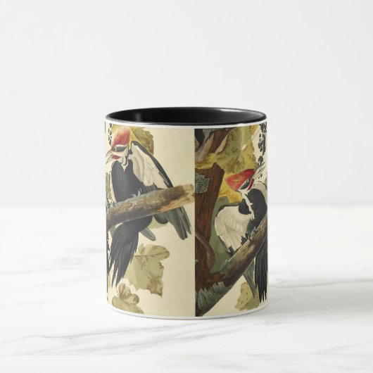 Pileated Woodpecker, John James Audubon Tasse (Zentrum)