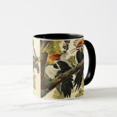 Pileated Woodpecker, John James Audubon Tasse (VorderseiteRechts)