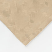 Pileated Woodpecker Tan Fleecedecke (Ecke)