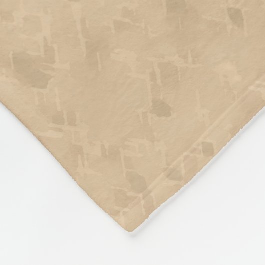 Pileated Woodpecker Tan Fleecedecke (Ecke)