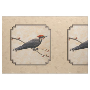 Pileated Woodpecker Tan Stoff