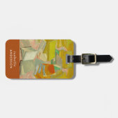 Piles französischer Romane | Vincent van Gogh Gepäckanhänger (Vorderseite horizontal)