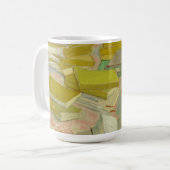 Piles französischer Romane | Vincent van Gogh Kaffeetasse (Vorderseite Links)
