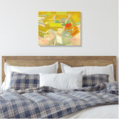 Piles französischer Romane | Vincent van Gogh Leinwanddruck (Insitu (Schlafzimmer))